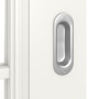 Detailansicht der Oberfläche von Kontura 2 LA Lugano ClassicLine Weißlack Schiebetür - Hörmann