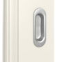 Detailansicht der Oberfläche von Kontura 5 LA 2 ClassicLine Weißlack Schiebetür - Hörmann