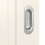 Detailansicht der Oberfläche von Montana 6 ClassicLine Weißlack Schiebetür - Hörmann