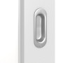 Detailansicht der Oberfläche von Pure 1 Schlossseite ProLine Duradecor Bütte Weiß Schiebetür - Hörmann