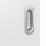 Detailansicht der Oberfläche von Pure 2 quer ProLine Duradecor Bütte Weiß Schiebetür - Hörmann