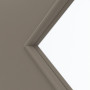 Detailansicht des Lichtausschnitts von Taupe RAL 7048 LA 6 Raute Mattlack ProLine Innentür - Hörmann