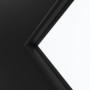 Detailansicht des Lichtausschnitts von Schwarz RAL 9005 LA 6 Raute Mattlack ProLine Innentür - Hörmann