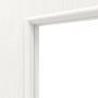 Detailansicht des Lichtausschnitts von Gebürstetes Weiß LA 8 ProLine Duradecor Innentür - Hörmann