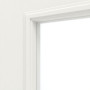 Detailansicht des Lichtausschnitts von Georgia 4 LA Sprosse 1/3 ClassicLine Weißlack Innentür - Hörmann