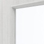 Detailansicht des Lichtausschnitts von GARANT Zimmertür Authentic Grigio CPL mit Lichtausschnitt LA-DIN