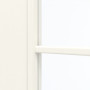 Detailansicht des Lichtausschnitts von GARANT Zimmertür 0105-60 Pearl White CPL mit Lichtausschnitt LA-DIN Sprosse SP2