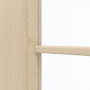 Detailansicht des Lichtausschnitts von GARANT Zimmertür Authentic Sand CPL mit Lichtausschnitt LA-DIN Sprosse SP2