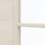 Detailansicht des Lichtausschnitts von GARANT Zimmertür Quer Authentic Perl CPL mit Lichtausschnitt LA-DIN Sprosse SP4