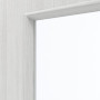Detailansicht des Lichtausschnitts von GARANT Zimmertür Authentic Grigio CPL mit Lichtausschnitt LA-2