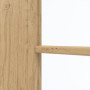 Detailansicht des Lichtausschnitts von GARANT Zimmertür Authentic Asteiche GCK08 mit Lichtausschnitt LA-2 Sprosse SP0