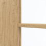 Detailansicht des Lichtausschnitts von GARANT Zimmertür Authentic Asteiche GCK08 mit Lichtausschnitt LA-2 Sprosse SP1