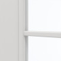 Detailansicht des Lichtausschnitts von GARANT Zimmertür 0160-60 Silver Grey CPL mit Lichtausschnitt LA-2 Sprosse SP10