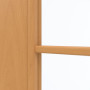 Detailansicht des Lichtausschnitts von GARANT Zimmertür Buche Exklusiv CPL mit Lichtausschnitt LA-2 Sprosse SP10