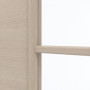 Detailansicht des Lichtausschnitts von GARANT Zimmertür Quer Authentic Akazie GCK08 mit Lichtausschnitt LA-2 Sprosse SP10