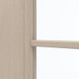Detailansicht des Lichtausschnitts von GARANT Zimmertür Authentic Akazie GCK08 mit Lichtausschnitt LA-2 Sprosse SP2