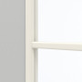 Detailansicht des Lichtausschnitts von GARANT Zimmertür D92-60 Dove Grey Resopal mit Lichtausschnitt LA-2 Sprosse SP2