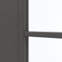 Detailansicht des Lichtausschnitts von GARANT Zimmertür 10622-60 Ebony CPL mit Lichtausschnitt LA-2 Sprosse SP4