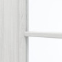 Detailansicht des Lichtausschnitts von GARANT Zimmertür Authentic Grigio CPL mit Lichtausschnitt LA-2 Sprosse SP4