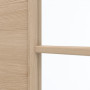 Detailansicht des Lichtausschnitts von GARANT Zimmertür Quer Authentic Achat GCK08 mit Lichtausschnitt LA-2 Sprosse SP4
