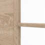 Detailansicht des Lichtausschnitts von GARANT Zimmertür Quer Authentic Eiche CPL mit Lichtausschnitt LA-2 Sprosse SP4