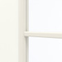 Detailansicht des Lichtausschnitts von GARANT Zimmertür U11026SD Kristallweiß GHK08 mit Lichtausschnitt LA-2 Sprosse SP4