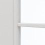 Detailansicht des Lichtausschnitts von GARANT Zimmertür 0160-60 Silver Grey CPL mit Lichtausschnitt LA-3 Sprosse SP0