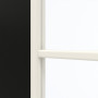 Detailansicht des Lichtausschnitts von GARANT Zimmertür 0901-60 Black Resopal mit Lichtausschnitt LA-3 Sprosse SP0