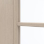 Detailansicht des Lichtausschnitts von GARANT Zimmertür Authentic Akazie CPL mit Lichtausschnitt LA-3 Sprosse SP1