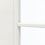 Detailansicht des Lichtausschnitts von GARANT Zimmertür Quer Authentic Bianco CPL mit Lichtausschnitt LA-3 Sprosse SP1