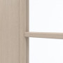 Detailansicht des Lichtausschnitts von GARANT Zimmertür Authentic Akazie GCK08 mit Lichtausschnitt LA-3 Sprosse SP10