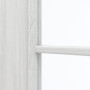 Detailansicht des Lichtausschnitts von GARANT Zimmertür Authentic Grigio CPL mit Lichtausschnitt LA-3 Sprosse SP10
