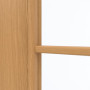 Detailansicht des Lichtausschnitts von GARANT Zimmertür Eiche Premium GCK08 mit Lichtausschnitt LA-3 Sprosse SP10