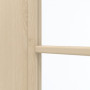 Detailansicht des Lichtausschnitts von GARANT Zimmertür Authentic Sand GCK08 mit Lichtausschnitt LA-3 Sprosse SP4