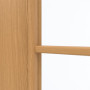 Detailansicht des Lichtausschnitts von GARANT Zimmertür Eiche Premium GCK08 mit Lichtausschnitt LA-3 Sprosse SP4