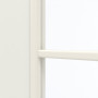 Detailansicht des Lichtausschnitts von GARANT Zimmertür 0135-60 Rain Resopal mit Lichtausschnitt LA-4 bandseitig Sprosse SP10