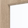 Detailansicht des Lichtausschnitts von GARANT Zimmertür Authentic Eiche CPL mit Lichtausschnitt LA-4 mittig