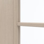 Detailansicht des Lichtausschnitts von GARANT Zimmertür Authentic Akazie GCK08 mit Lichtausschnitt LA-5 bandseitig Sprosse SP10