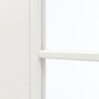 Detailansicht des Lichtausschnitts von GARANT Zimmertür Quer Authentic Bianco CPL mit Lichtausschnitt LA-5 bandseitig Sprosse SP10