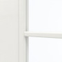 Detailansicht des Lichtausschnitts von GARANT Zimmertür Quer Authentic Bianco CPL mit Lichtausschnitt LA-6 Sprosse SP0