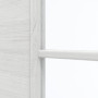 Detailansicht des Lichtausschnitts von GARANT Zimmertür Quer Authentic Grigio GCK08 mit Lichtausschnitt LA-6 Sprosse SP0