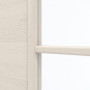 Detailansicht des Lichtausschnitts von GARANT Zimmertür Quer Authentic Perl CPL mit Lichtausschnitt LA-6 Sprosse SP0