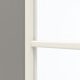 Detailansicht des Lichtausschnitts von GARANT Zimmertür U12115SD Platingrau GHK08 mit Lichtausschnitt LA-6 Sprosse SP10