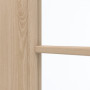 Detailansicht des Lichtausschnitts von GARANT Zimmertür Authentic Achat CPL mit Lichtausschnitt LA-6 Sprosse SP2