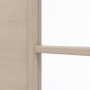 Detailansicht des Lichtausschnitts von GARANT Zimmertür Quer Authentic Akazie GCK08 mit Lichtausschnitt LA-6 Sprosse SP4