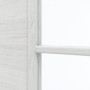 Detailansicht des Lichtausschnitts von GARANT Zimmertür Quer Authentic Grigio GCK08 mit Lichtausschnitt LA-6 Sprosse SP4