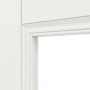 Detailansicht des Lichtausschnitts von Kontura 1 LA Sprosse 2/4 ClassicLine Weißlack Innentür - Hörmann