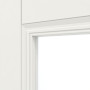 Detailansicht des Lichtausschnitts von Kontura 3 LA Sprosse 1/3 ClassicLine Weißlack Innentür - Hörmann