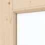 Detailansicht des Lichtausschnitts von Typ 6002-04-LA2 Fichte Massivholz Innentür - Radex