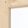 Detailansicht des Lichtausschnitts von Typ 6002-SP10 Fichte Massivholz Innentür - Radex